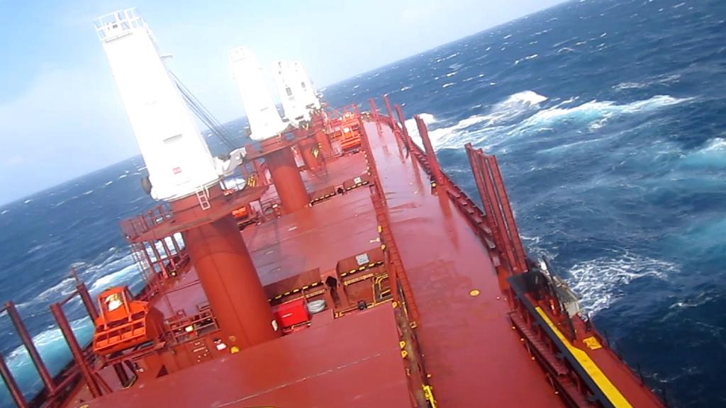 'Video thumbnail for rough sea sailing'