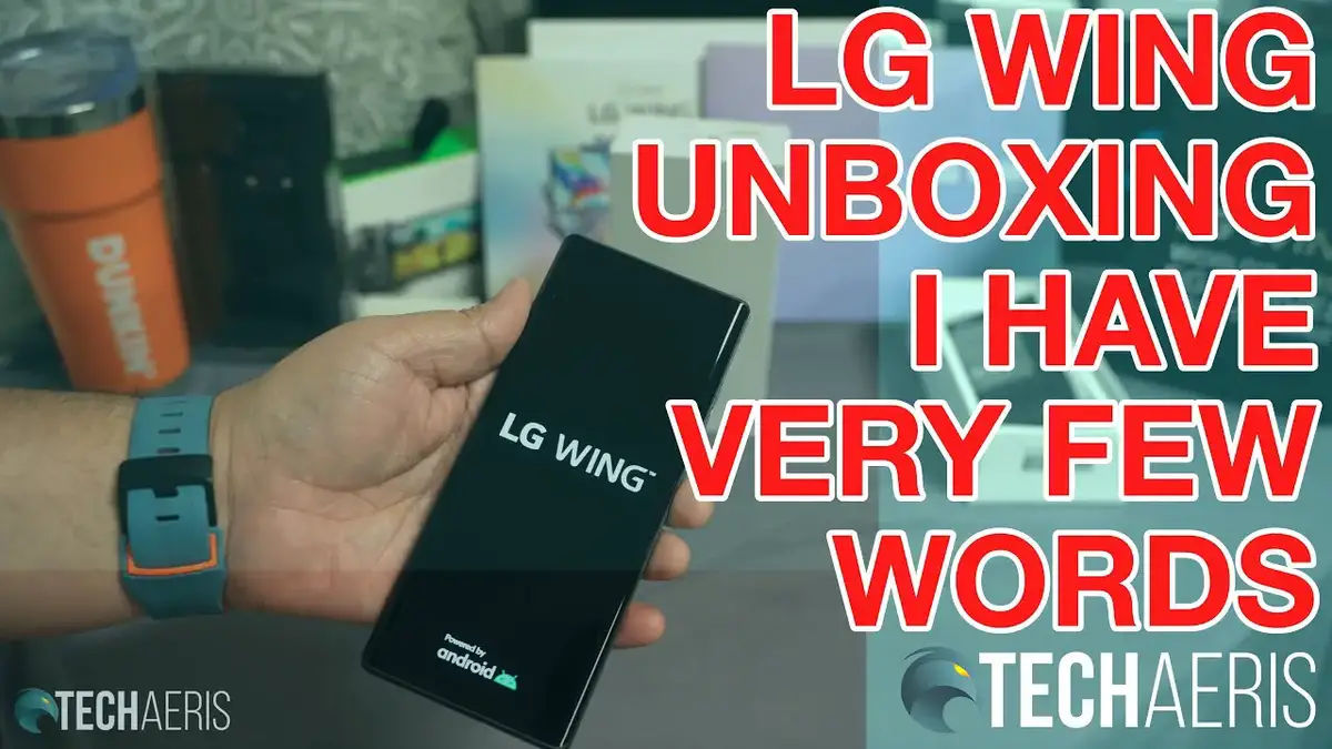 'Video thumbnail for LG Wing Unboxing and at a loss for words :-O'